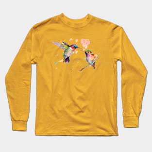 Colorful Colibri Long Sleeve T-Shirt